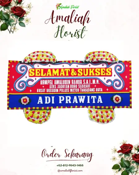 Papan Bunga Ucapan Selamat Kalamus