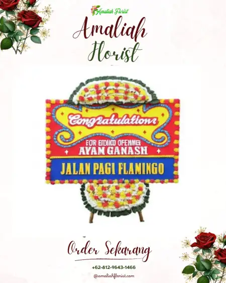 Sewa Papan Bunga Kalamus